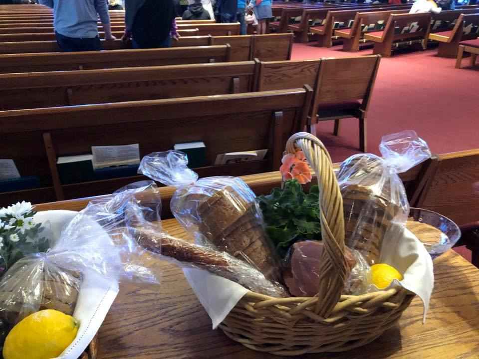 Easter Basket Blessing 2019  St. Mother Theodore Guerin